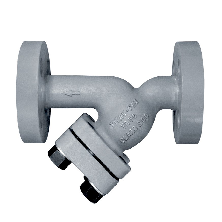 Titan YS66-CS 900# Flanged Carbon Steel Y Strainer – Athena Supply