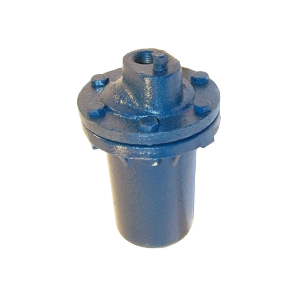 Armstrong International series 211 inverted bucket steam trap with thermic vent and internal check valve. 1/2