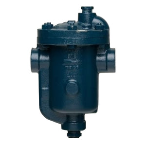 Armstrong International series 812 inverted bucket steam trap with thermic vent and internal check valve. 1/2" D502483TCV 15 PSIG, 1/2" D502119TCV 30 PSIG, 1/2" D505258TCV 70 PSIG, 1/2" D501486TCV 125 PSIG, 1/2" D501081TCV 200 PSIG, 1/2" D505879TCV 250 PSIG.