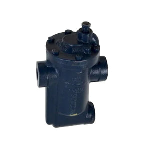 Armstrong International series 881 inverted bucket steam trap with thermic vent and internal check valve. 1/2" D501381TCV 15 PSIG, 1/2" D501164TCV 30 PSIG, 1/2" C5297-68TCV 70 PSIG, 1/2" C5297-50TCV 125 PSIG, C5297-51TCV 200 PSIG, C5297-52TCV 250 PSIG.