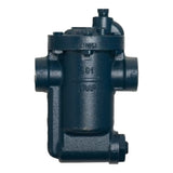 Armstrong International series 881 inverted bucket steam trap with thermic vent and internal check valve. 3/4" C5297-53TCV 15 PSIG, 3/4" C5297-69TCV 30 PSIG, 3/4" C5297-54TCV 70 PSIG, 3/4" C5297-55TCV 125 PSIG, 3/4" C5297-56TCV 200 PSIG, 3/4" C5297-57TCV 250 PSIG.