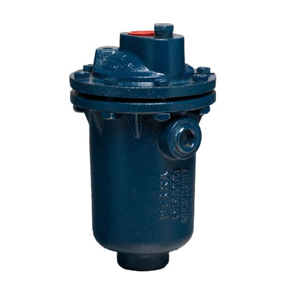 Armstrong International series 214 inverted bucket steam trap with thermic vent and internal check valve. 1-1/4