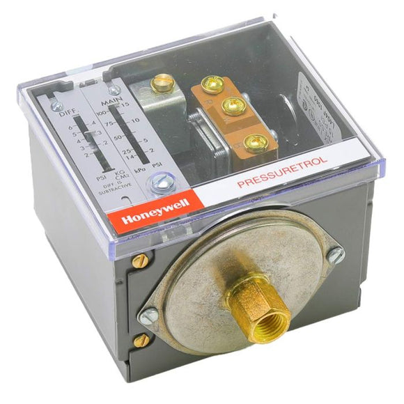 Honeywell L404F-1060 Pressure Controller, 2 - 15 PSIG with automatic recycle reset.