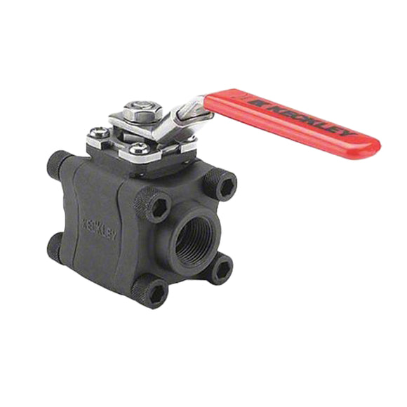 Keckley BVM3 Carbon Steel 3-Piece Full Port Ball Valve