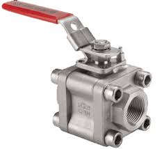 Keckley BMV3 Stainless Steel Full Port 3-Piece Maintenance Ball Valve