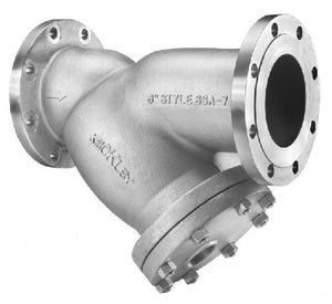 Keckley Style SSA-7 300# Flanged Stainless Steel Y- Strainer