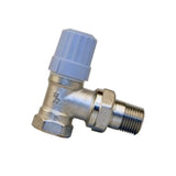 Mepco THVZAT angle pattern thermostatic radiator valve, 1/2" 130-009, 3/4" 130-010, 1" 130-011, 1-1/4" 130-012