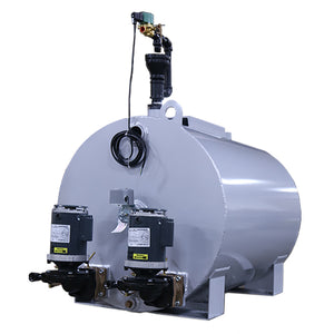 Sterlco 502400-JDFX, 330 gallon duplex boiler feed unit.