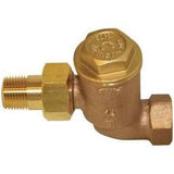 Armstrong International series TS-2 thermostatic steam trap straight pattern. 1/2" D24331.