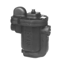 Hoffman Specialty Bear Trap series B4 with thermal vent inverted bucket steam trap. 404512 1" B4015T-4, 404513 1" B4030T-4, 404514 1" B4075T-4, 404515 1" B4125T-4, 404516 1" B4180T-4, 404517 1" B4250T-4. 404536 1-1/4" B4015T-5, 404537 1-1/4" B4030T-5, 404538 1-1/4" B4075T-5, 404539 1-1/4" B4125T-5, 404540 1-1/4" B4180T-5, 404541 1-1/4" B4250T-5. 404560 1-1/2" B4015T-6, 404561 1-1/2" B4030T-6, 404562 1-1/2" B4075T-6, 404563 1-1/2" B4125T-6, 404564 1-1/2" B4180T-6, 404565 1-1/2" B4250T-6.