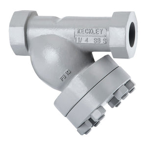 Keckley Style SB 1500# Class Socket Weld Carbon Steel "Y" Strainer.