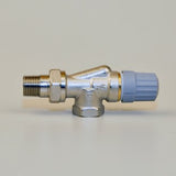 Mepco THVZRT reverse angle thermostatic radiator valve, 1/2" 130-017, 3/4" 130-018, 1" 130-019