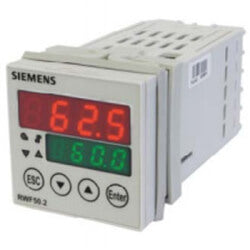 Siemens RWF50.20A9 and Siemens RWF50.30A9 PID modulation temperature/pressure controller.