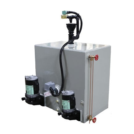 Sterlco 41215-GDF duplex boiler feed system with make-up water valve