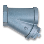 Watson McDaniel series CIY cast iron y-strainer.