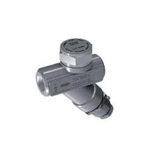 Watson McDaniel TD600SB series thermodynamic steam trap with integral strainer and blowdown valve. 1/2" TD600SB-12-N, TD600LSB-12-N. 3/4" TD600SB-13-N, TD600LSB-13-N. 1" TD600LSB-14-N.